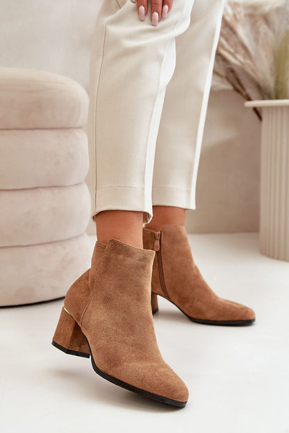 Heel boots Step in style