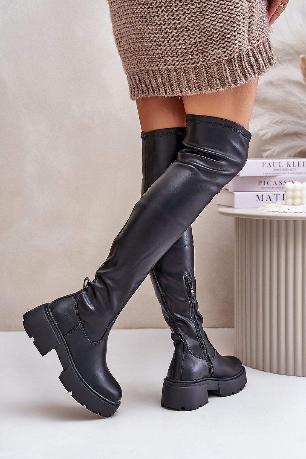 Thigh-Hight Boots Step in style