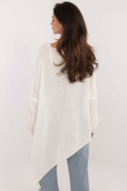 Cozy Elegance Asymmetric Knit Sweater