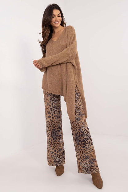 Cozy Elegance Asymmetric Knit Sweater