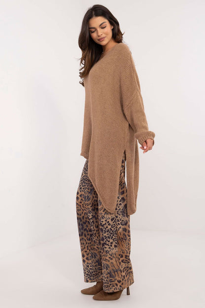 Cozy Elegance Asymmetric Knit Sweater