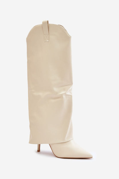 Heel boots Step in style