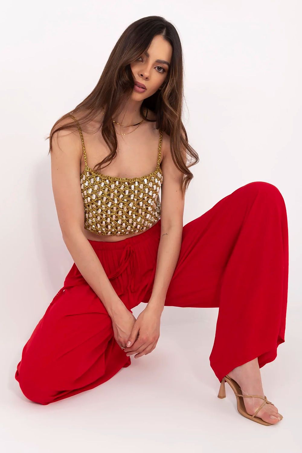  Women trousers model 212282 Italy Moda 