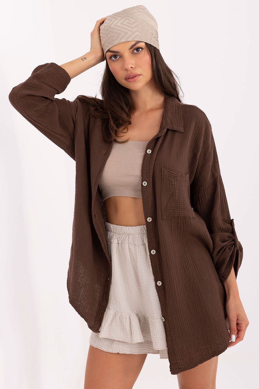  Long sleeve shirt model 215499 Italy Moda 