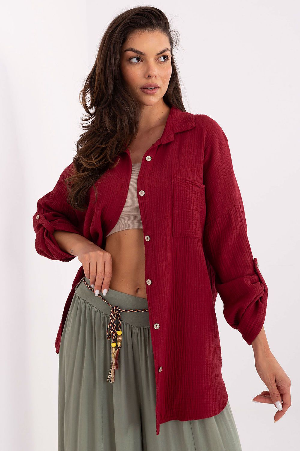  Long sleeve shirt model 215559 Italy Moda 