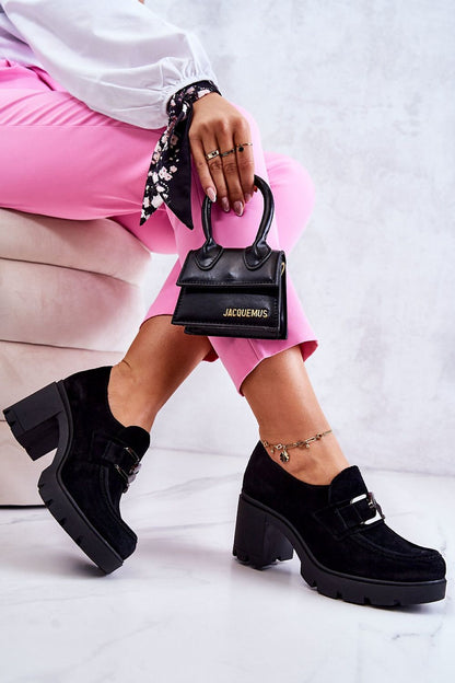 Heeled low shoes Step in style