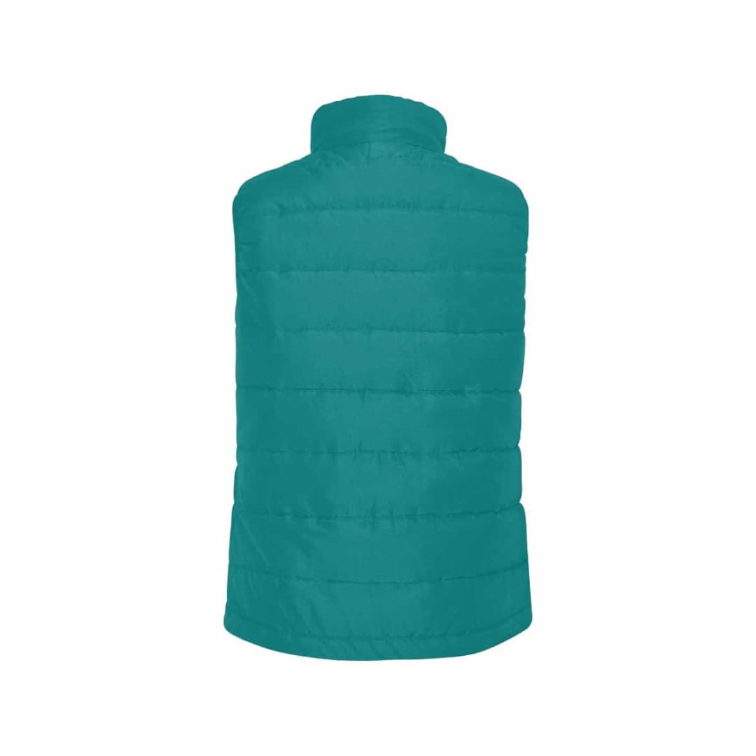 Dark Teal Green Mens Padded Vest | IAA | inQue.Style