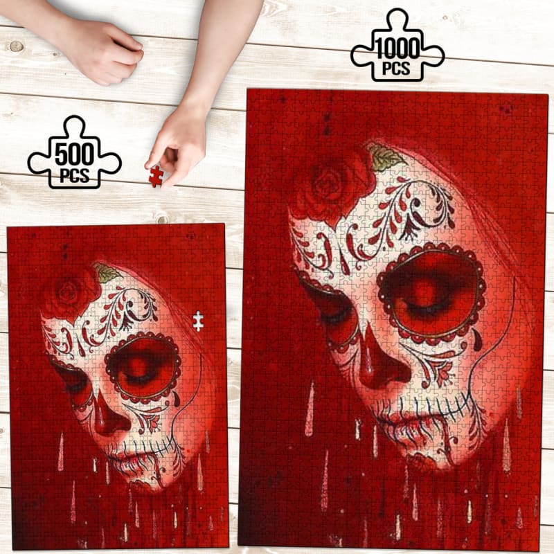 Day Of The Dead Queen Jigsaw Puzzle | The Urban Clothing Shop™