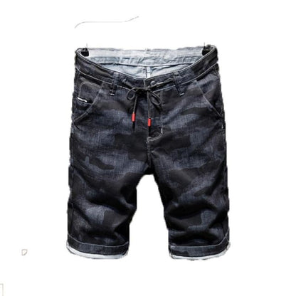 Denim Drawstring Slim Fit Shorts | The Urban Clothing Shop™