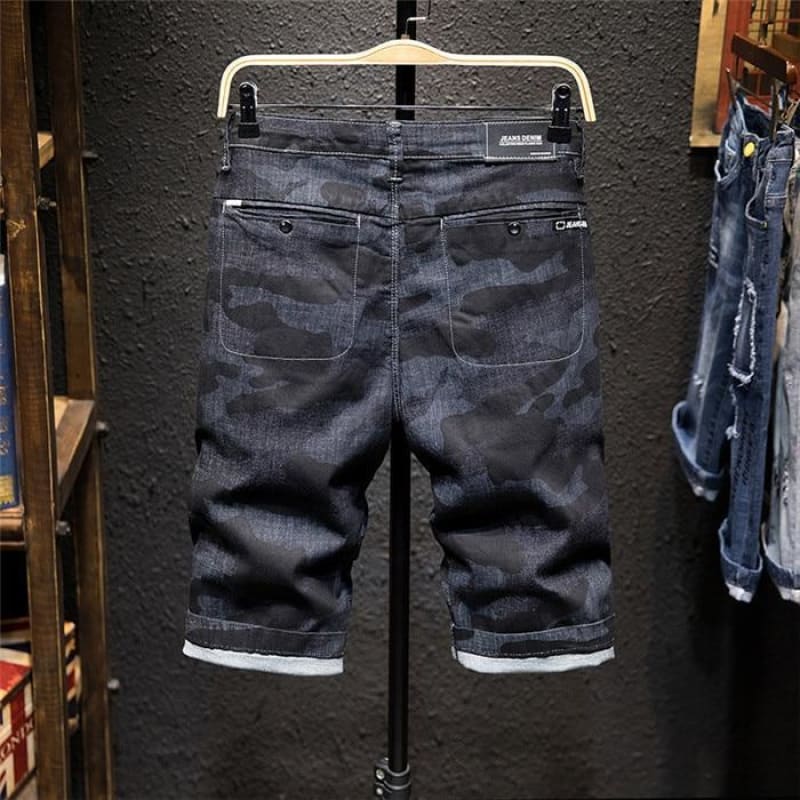 Denim Drawstring Slim Fit Shorts | The Urban Clothing Shop™