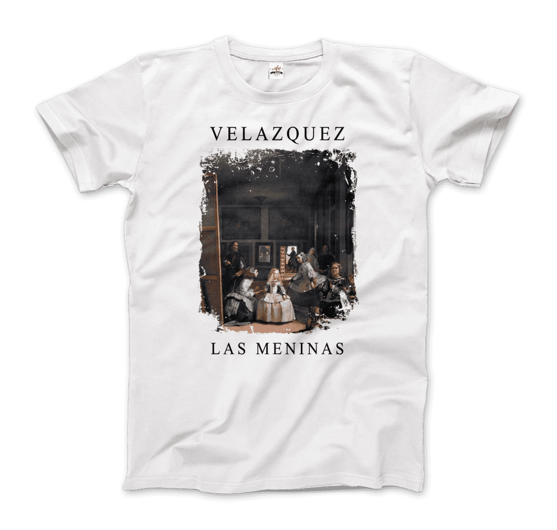 Diego Velazquez - Las Meninas (Ladies-in-Waiting), 1656 Artwork T-Shirt-6