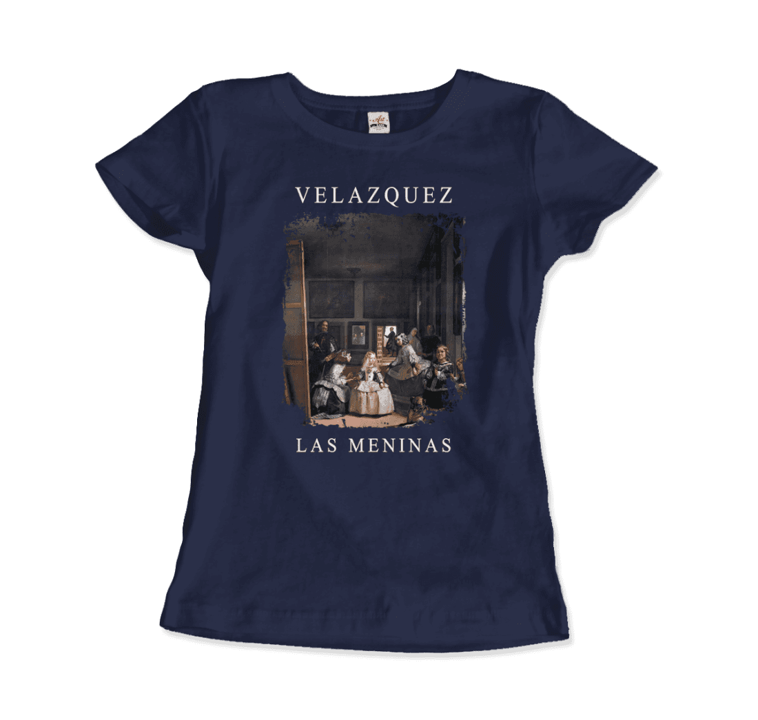 Diego Velazquez - Las Meninas (Ladies-in-Waiting), 1656 Artwork T-Shirt-16