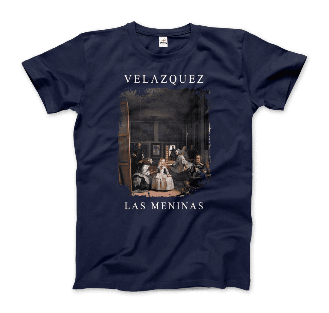 Diego Velazquez - Las Meninas (Ladies-in-Waiting), 1656 Artwork T-Shirt-10