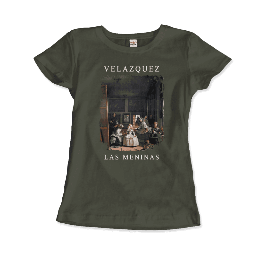 Diego Velazquez - Las Meninas (Ladies-in-Waiting), 1656 Artwork T-Shirt-13