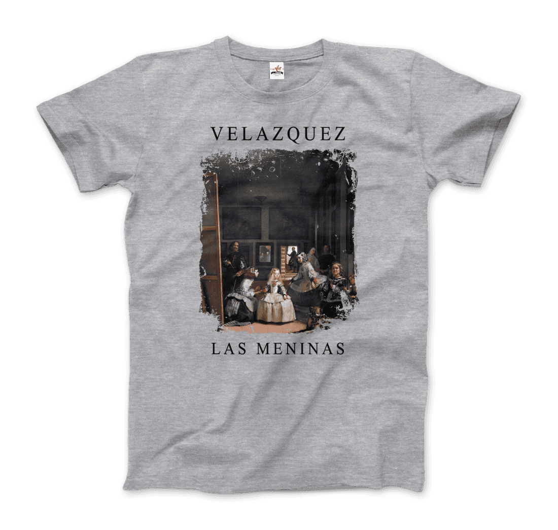 Diego Velazquez - Las Meninas (Ladies-in-Waiting), 1656 Artwork T-Shirt-8