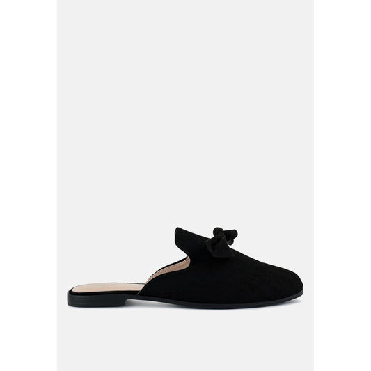 dobos casual walking bow mules | London Rag