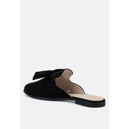 dobos casual walking bow mules | London Rag