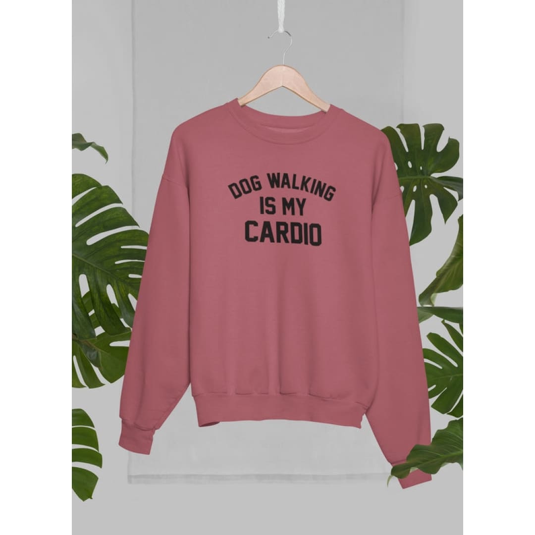 Dog Walking Is My Cardio Sweat Shirt | Virgo