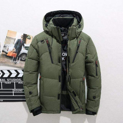 DOWN FKOW Duck Down Slim Parka | The Urban Clothing Shop™