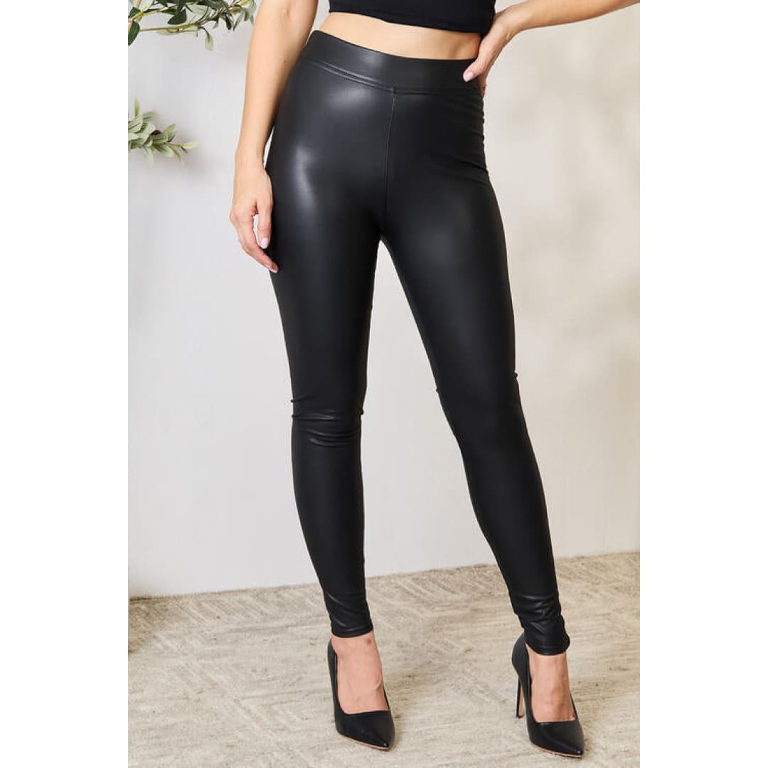 e.Luna Full Size High Waist Skinny Pants | The Urban Clothing Shop™