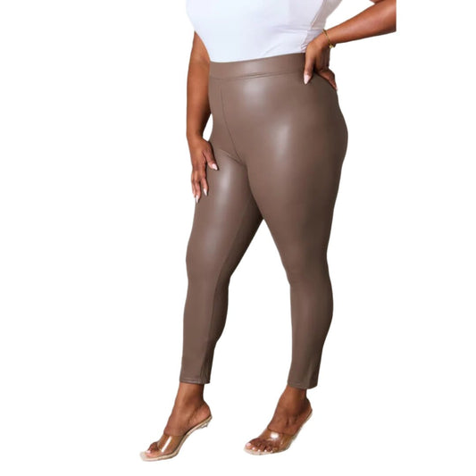 e.Luna Full Size High Waist Skinny Pants | The Urban Clothing Shop™