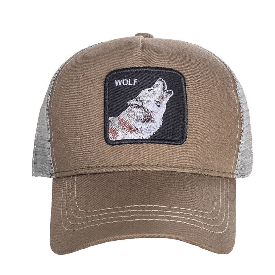 Embroidered Animal Mesh Trucker Hat | The Urban Clothing Shop™