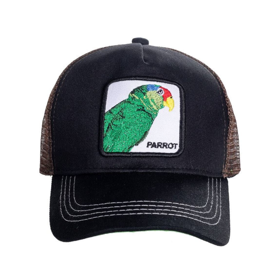 Embroidered Animal Mesh Trucker Hat | The Urban Clothing Shop™