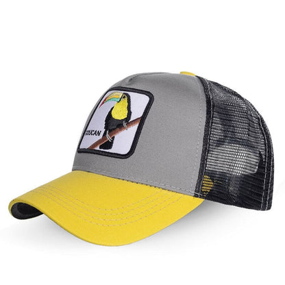 Embroidered Animal Mesh Trucker Hat | The Urban Clothing Shop™