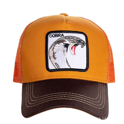 Embroidered Animal Mesh Trucker Hat | The Urban Clothing Shop™