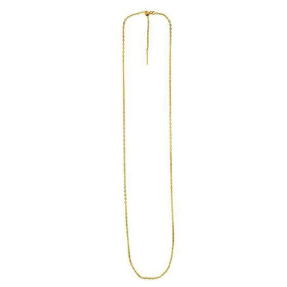 Endless Adjustable Cable Chain in 14k Yellow Gold (1.7mm) | Richard Cannon Jewelry