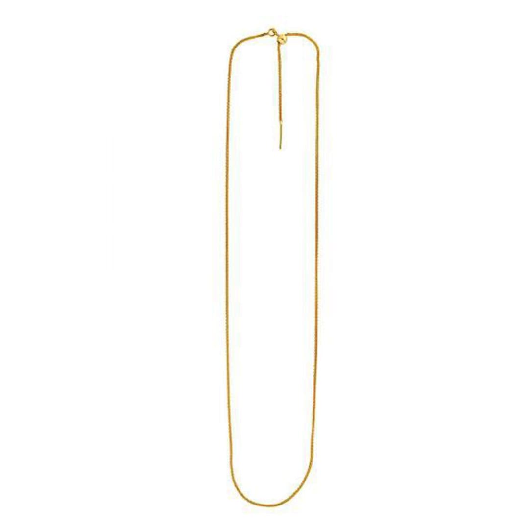 Endless Adjustable Wheat Chain in 14k Yellow Gold (1.1mm) | Richard Cannon Jewelry