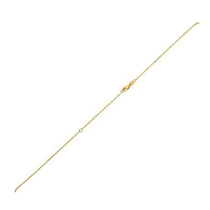 Extendable Bead Chain in 14k Yellow Gold (1.0mm) | Richard Cannon Jewelry