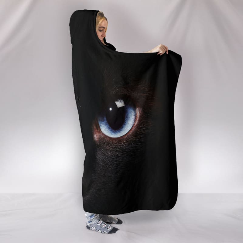 Cat Eyes Hooded Blanket | The Urban Clothing Shop™