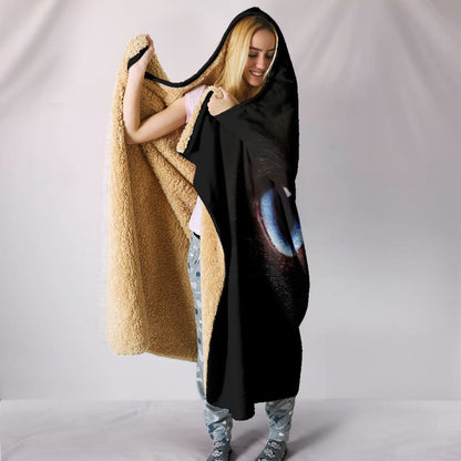 Cat Eyes Hooded Blanket | The Urban Clothing Shop™