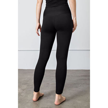 Faith Apparel High Waist Wide Waistband Leggings | The Urban Clothing Shop™