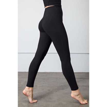 Faith Apparel High Waist Wide Waistband Leggings | The Urban Clothing Shop™