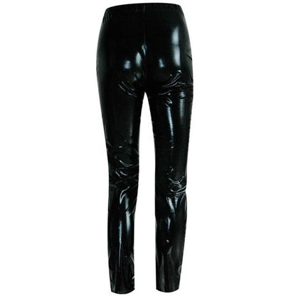 Faux Leather Lace-Up Punk Rock Leggings | The Urban Clothing Shop™