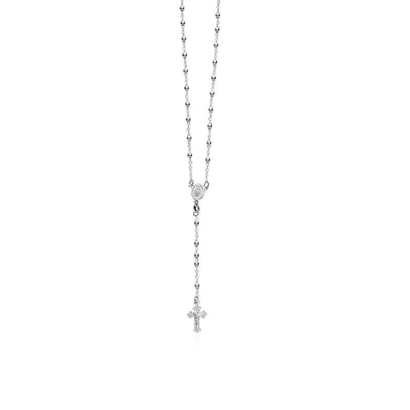 Fine Rosary Chain and Bead Necklace in Sterling Silver | Richard Cannon Jewelry
