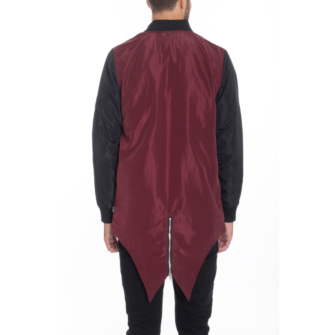 Urban Edge Fishtail Bomber Jacket | The Urban Clothing Shop™