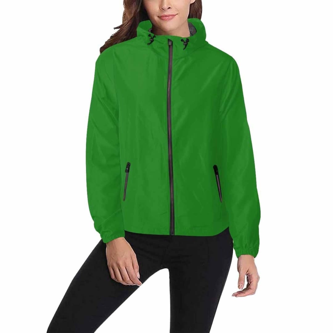 Forest Green Hooded Windbreaker Jacket - Men / Women | IAA | inQue.Style