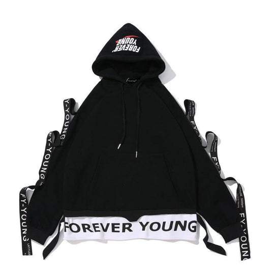 Forever Young Pullover Hoodie Sweatshirt | The Urban Clothing Shop™