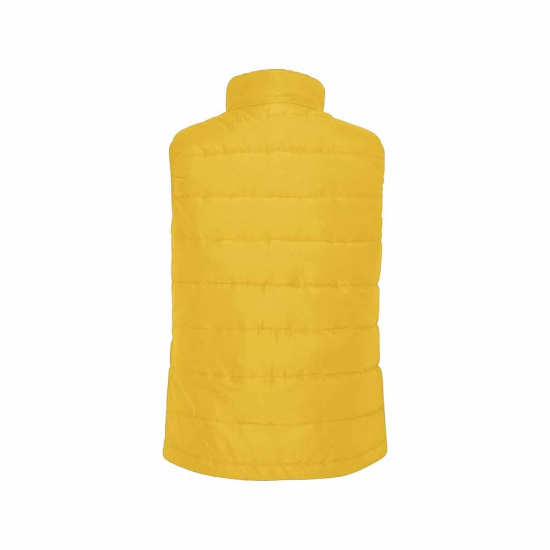 Freesia Yellow Mens Padded Vest | IAA | inQue.Style