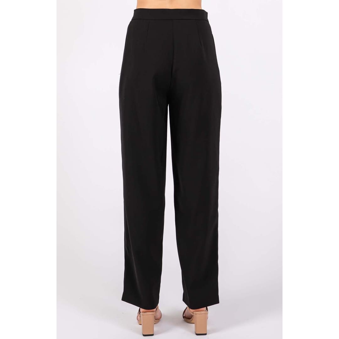 GeeGee High-Waisted Pleated Pants | The Urban Clothing Shop™