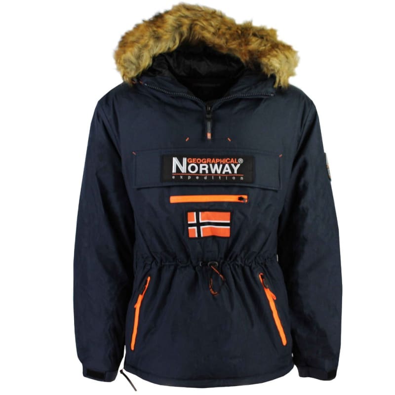 Geographical Norway - Axpedition Faux Fur Pullover Bomber Coat