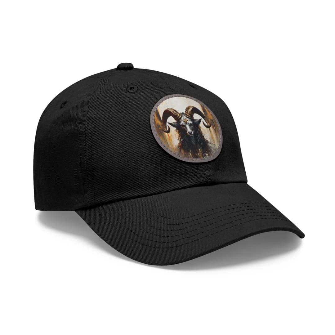The GOAT Dad Hat with Leather Patch (Round) | The Urban Clothing Shop™