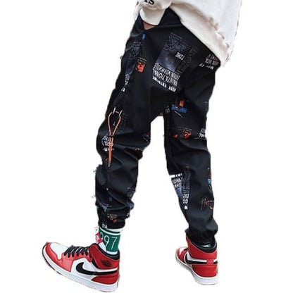 Graffiti Printed Joggers [In Store] | The Urban Clothing Shop™