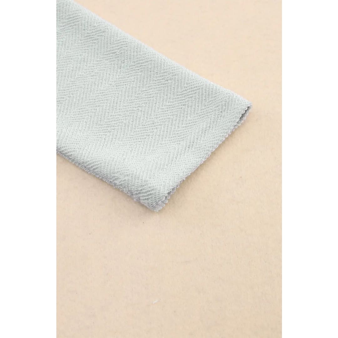 Gray Contrast Flap Pockets Relaxed Shacket | Fashionfitz