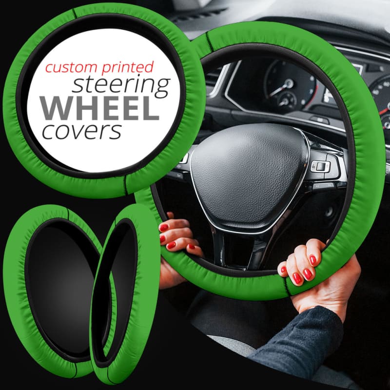 Green Steering Wheel Cover | The Urban Clothing Shop™