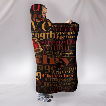 Gryffindor Hooded Blanket | The Urban Clothing Shop™