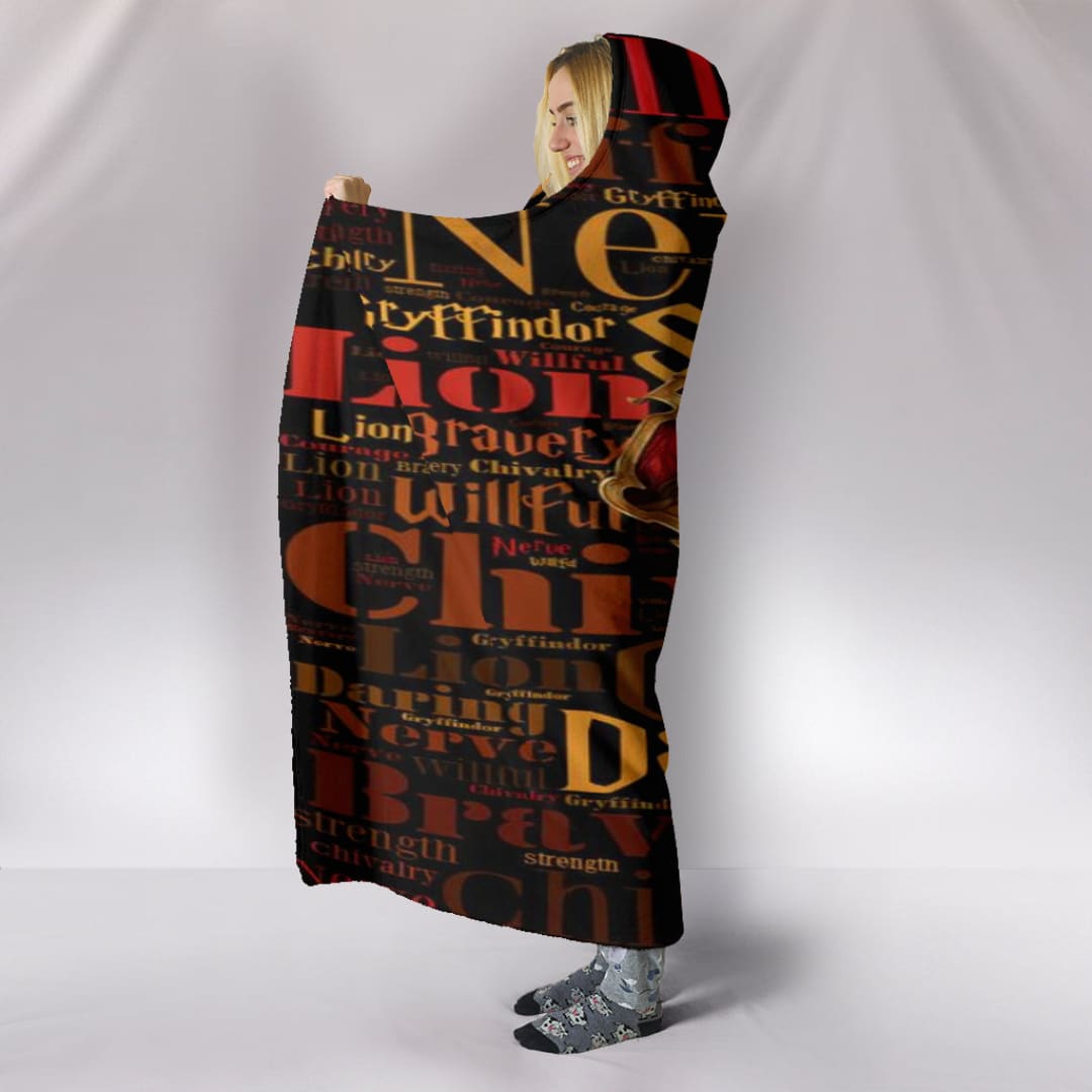 Gryffindor Hooded Blanket | The Urban Clothing Shop™